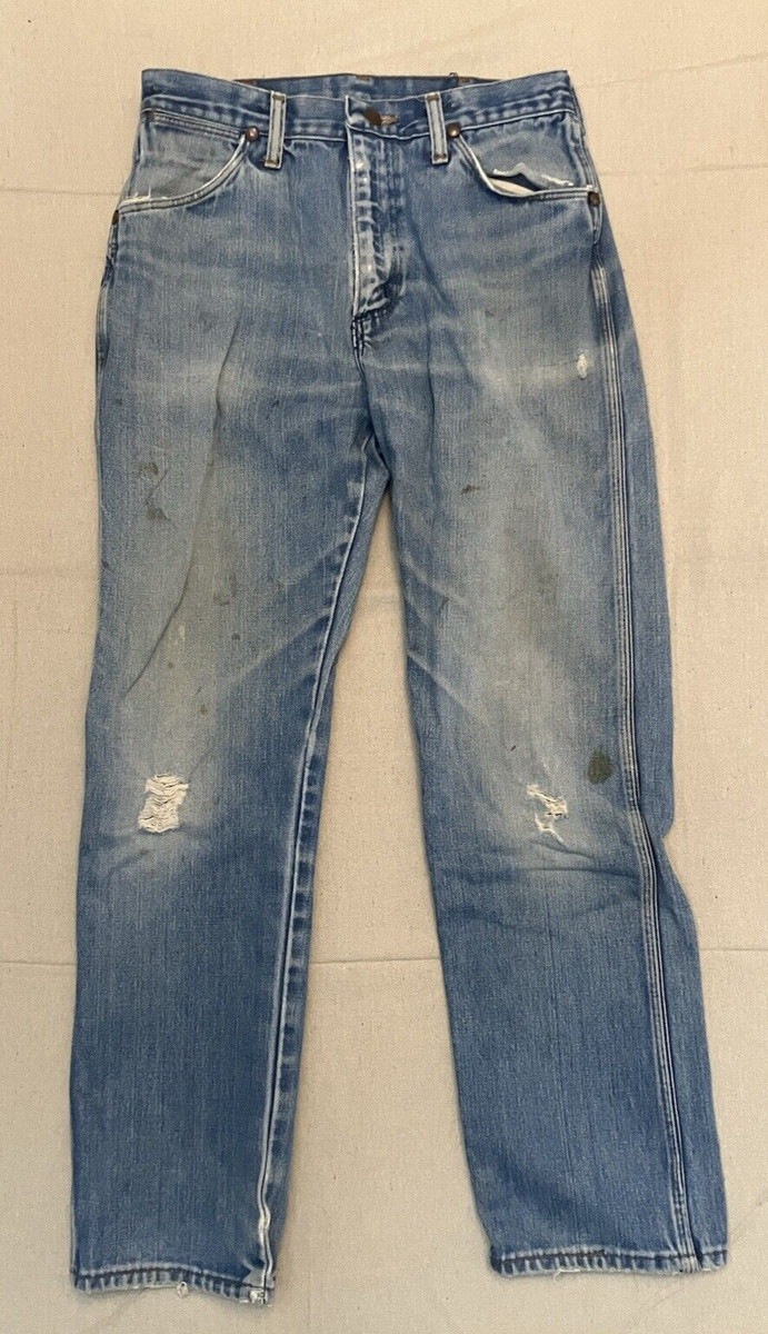 70s wrangler スタプレ usa製 vintage Vtg 1970s Wrangler Jeans - Made in USA (28x35) – Broadway & Sons