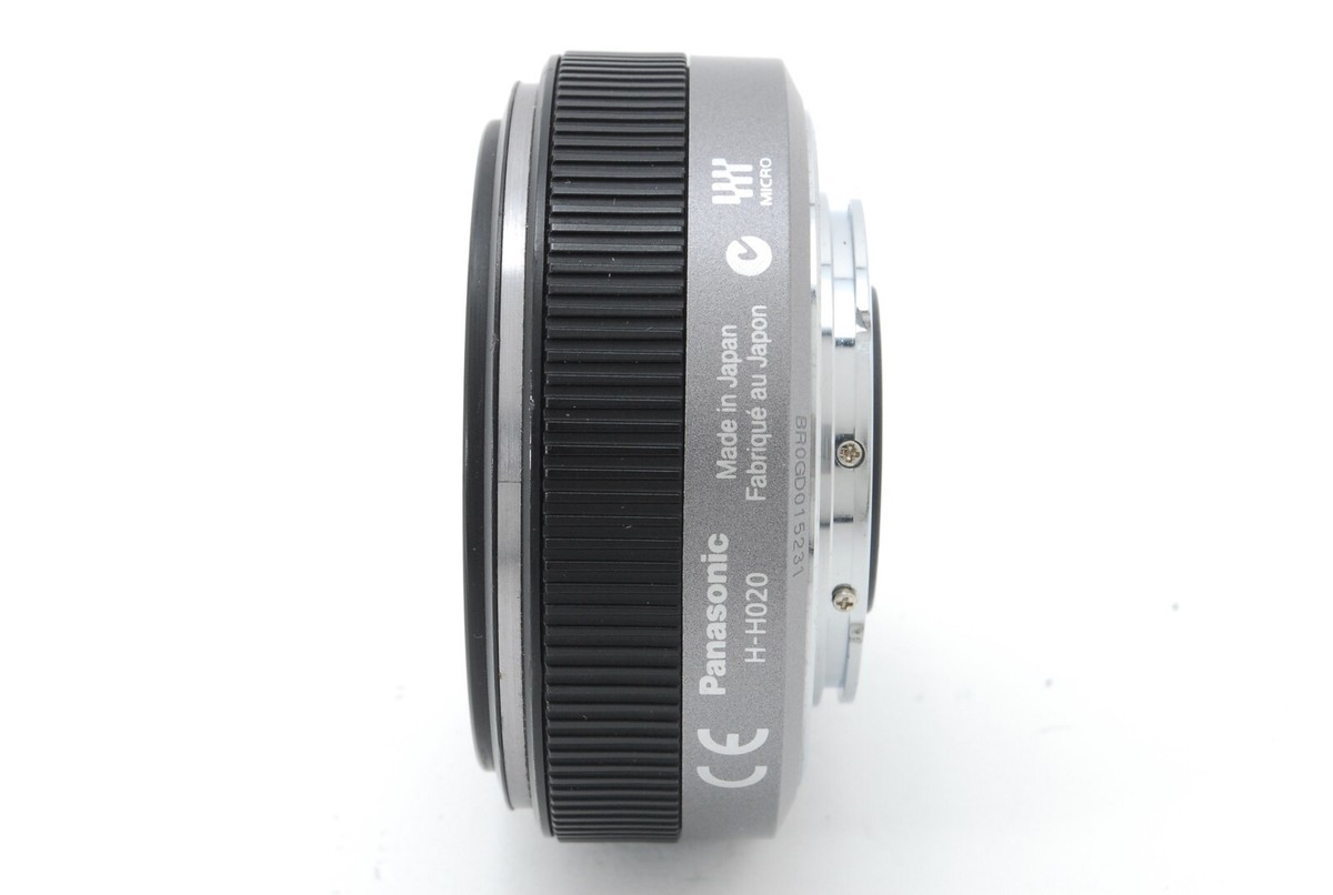 Near Mint】 Panasonic Lumix G 20mm/F1.7 ASPH H-H020 Pancake Lens