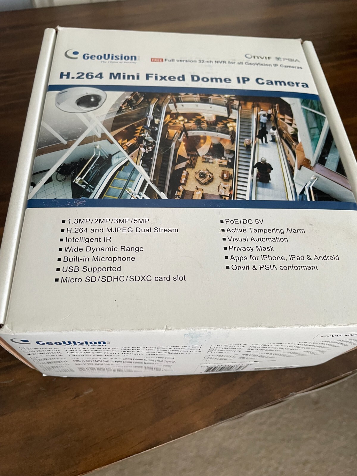 GeoVision GV-MFD1501-4F 1.3MP Security Camera with 2.1mm Lens-image