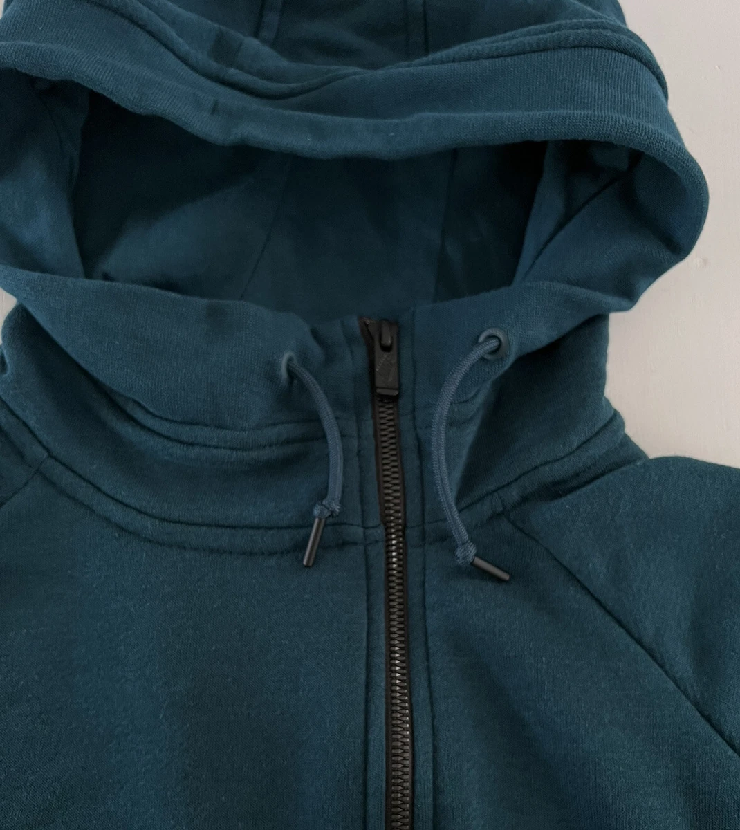 Off center top zipper hoodie