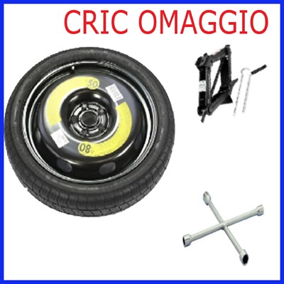 VW Jetta Passat Scirocco Sharan 17'' 5 Holes Spare Wheel Steel Rim Key