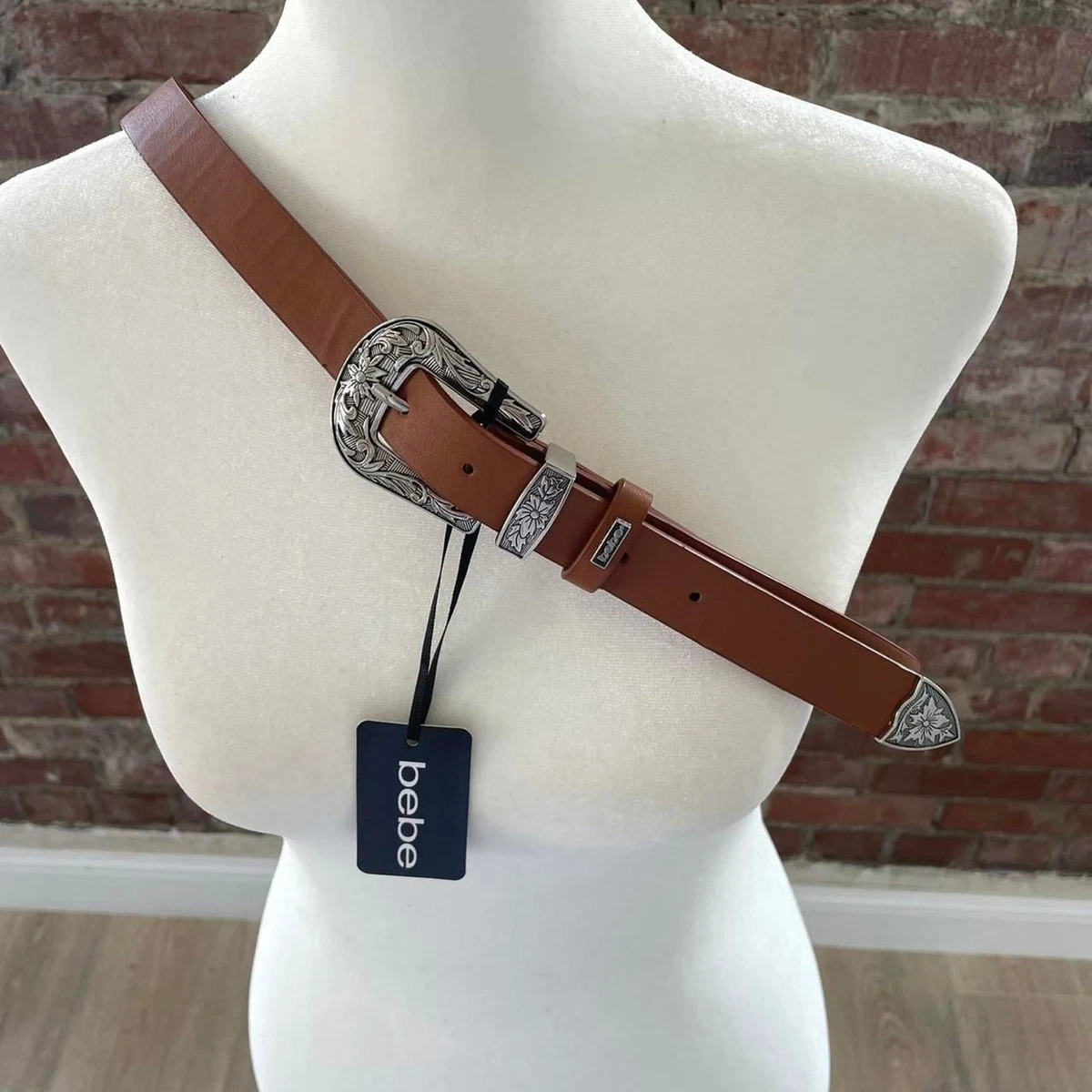bebe Silver Belts for Women for sale | eBay