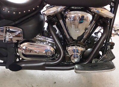 Yamaha Road Star - Roadster Exhaust Black EXTREME XVS1600 XVS1700 RoadStar