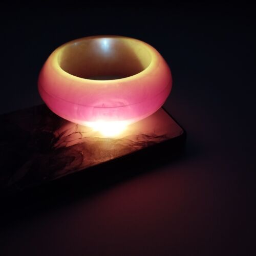 🟢Pulsera Baquelita Caramelo De Colección Verificada Enorme 122 Gramos Rara Masiva🟢 - Imagen 2 de 9