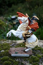 RE0361  STATUETTE  STATUE BONAPARTE  NAPOLEON CHEVAL FIGURINE 1 ER EMPIRE DAVID