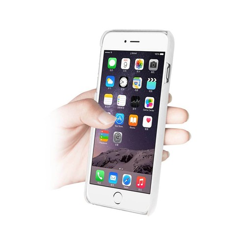 Reiko iPhone 6 Genuine Leather Hand Strap Case in Ivory | MaxStrata - Picture 2 of 4