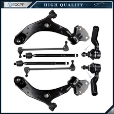 Front Lower Control Arm Ball Joints Sway Bars Tie Rods For 2010-13 Mazda 3 i / S