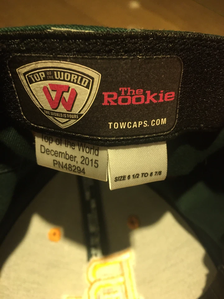 Nuevo sin etiquetas Baylor Bears Top of the World The Rookie One-Fit All talla 6 1/2 a 6 7/8 Foto 3 de 4