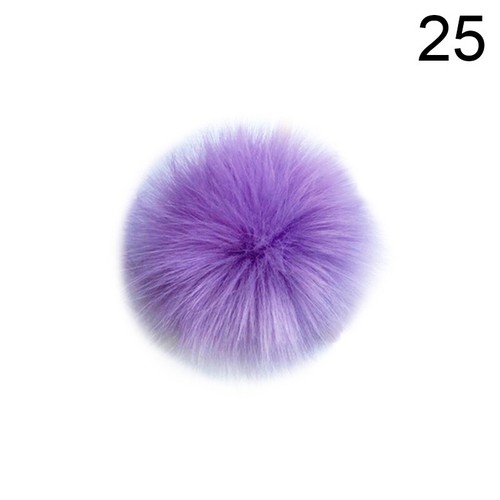 Furry Faux Fur Pom Poms for Knitted Hat Crafts Beanies Apparel Hairball 8cm/10cm - Picture 70 of 78