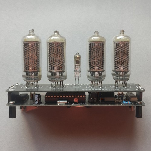 DIY KIT with NEW tubes IN-8-2 Nixie Clock RGB Backlight Alarm *All parts* - Picture 8 of 12