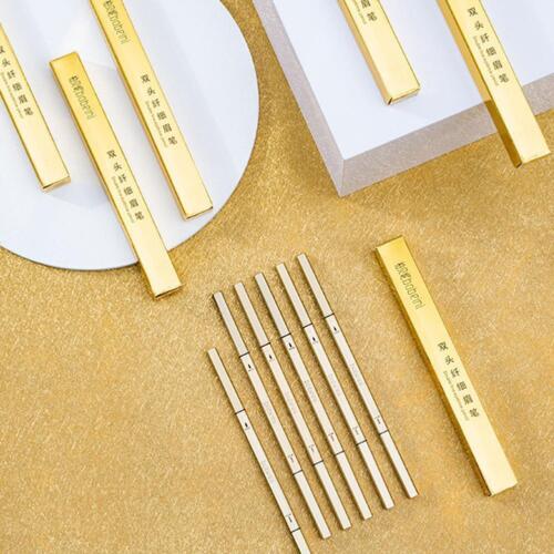 Eyebrow Pencil With Brush Double Head Long Lasting Waterproof M4J4 Eyebrow N0Q4 - Picture 10 of 23