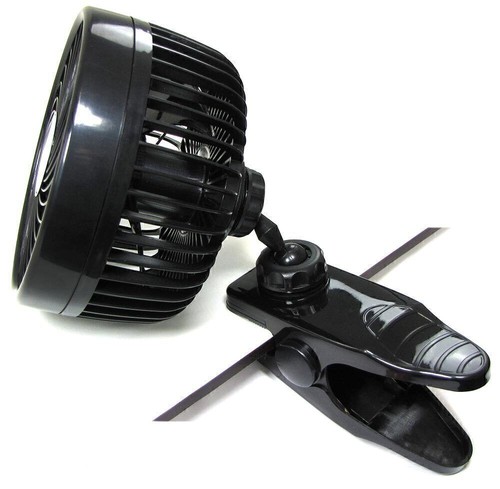 12 V Ventilator Lüfter für PKW Auto 15cm für Zigarettenanzünder mit Klemmfuss DE - Bild 3 von 4