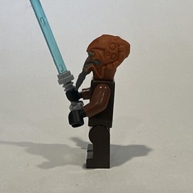 Lego Plo Koon White Undershirt Dark Brown Star Wars Minifigure 7676 Jedi