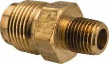Parker 48F-10-4 5/8" Tube OD x 1/4-18 NPTF 45° Brass Flared Tube Male Connector