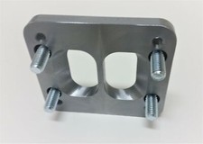 T4 to T3 Reversed Counter-bored Divided Turbo Flange Adapter Plate for Cummins M