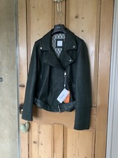 Hugo Boss Ladies Leather Jacket New With Tags 12