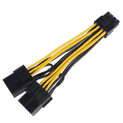 Dual 6Pin 8Pin to 8Pin Module Line for GPU Graphics Card Adapter Dual 8P to 8P - Photo 3/6