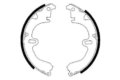 Bosch brake socket set for Toyota Camry Carina E II Celica Corolla 0986487203