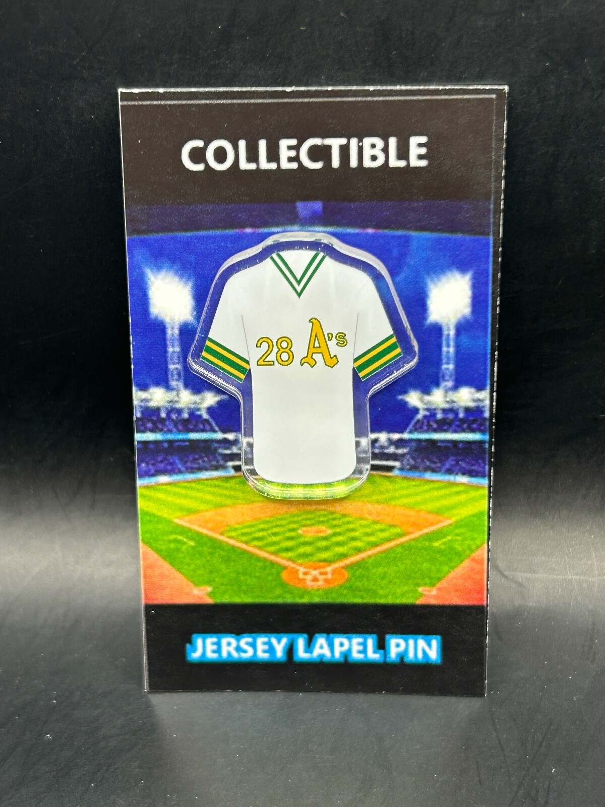 Oakland Athletics Billy Williams jersey lapel pin-Classic RETRO Collectible