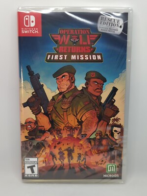 Operation Wolf Returns: First Mission - Nintendo Switch Rescue Edition Sealed