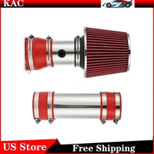 Cold Air Intake System + Red Filter For Ford F-150 1994 1995 1996 5.8L