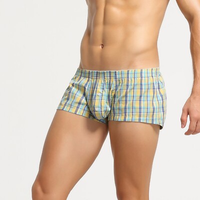 Mens Boxers Calzoncillos Soy SEOBEAN Cotton Men's Low Rise
