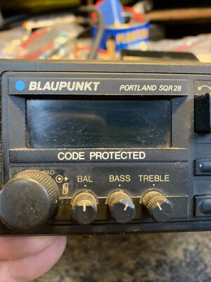 Vintage ('88) BLAUPUNKT Portland SQR 28 Car Radio Out Of My BMW