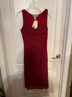 90s red mesh overlay dress Dominique Brie Backless Strapless Bra 40-F Women's Black