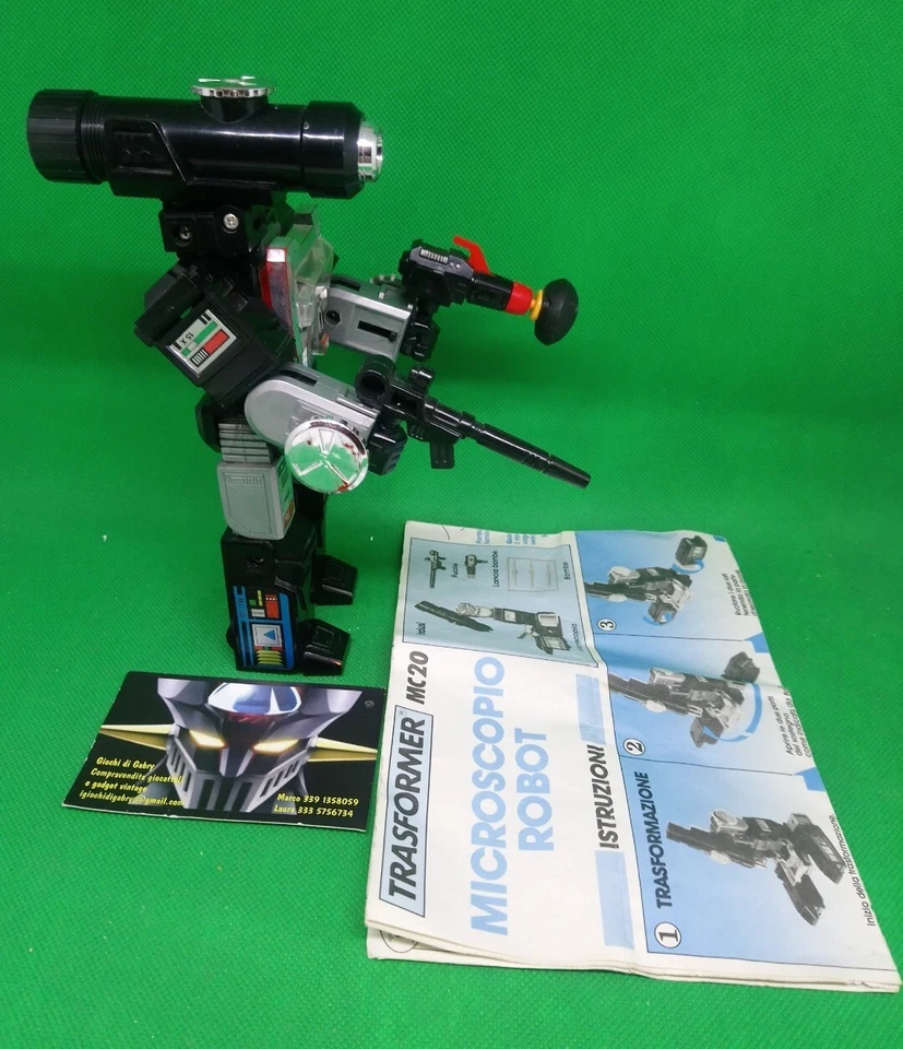 Diaclone MC 20 Transformer, Microscope Robot Perceptor, Takara 1984, Japan Gig. - Image 3 of 4