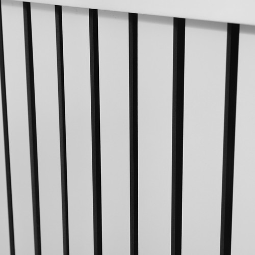 White Radiator Cover Small Large Shelf Cabinet MDF Slat Wood Grill Furniture - Picture 16 of 24