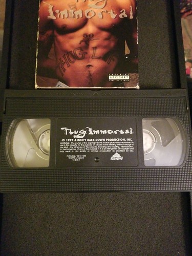 Tupac Shakur Thug Immortal VHS Movie 1997 - Picture 3 of 3