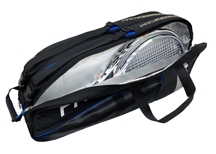 Prokennex KINETIC DOUBLE THERMO Tennis Racket Bag Racquet Black