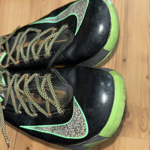 Nike Zoom KD 6 Night Vision 2014 Sz 13 Black Green Textured Kevin Durant - Picture 11 of 15