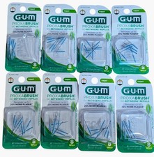 8 - GUM Proxabrush Go-Betweens Refills - Tight - 8 Count Ea - 64 Total