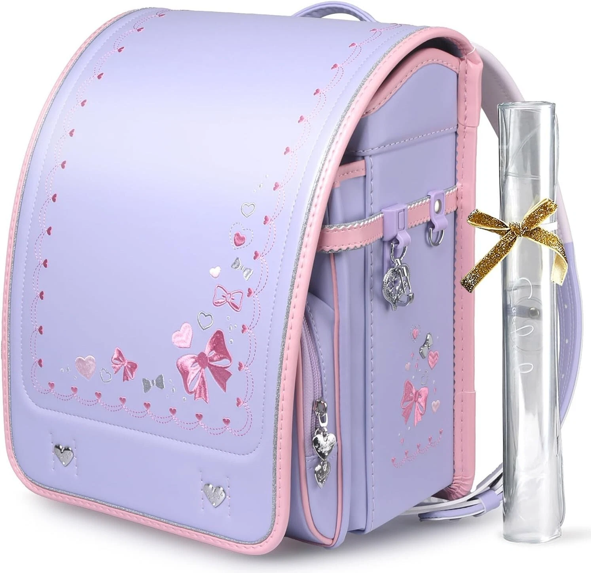 Coulomb Japanese Randoseru School Backpack Purple Pink | eBay
