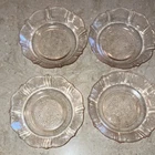 Antique Pink Depression Glass American Sweetheart Pattern Set of 4