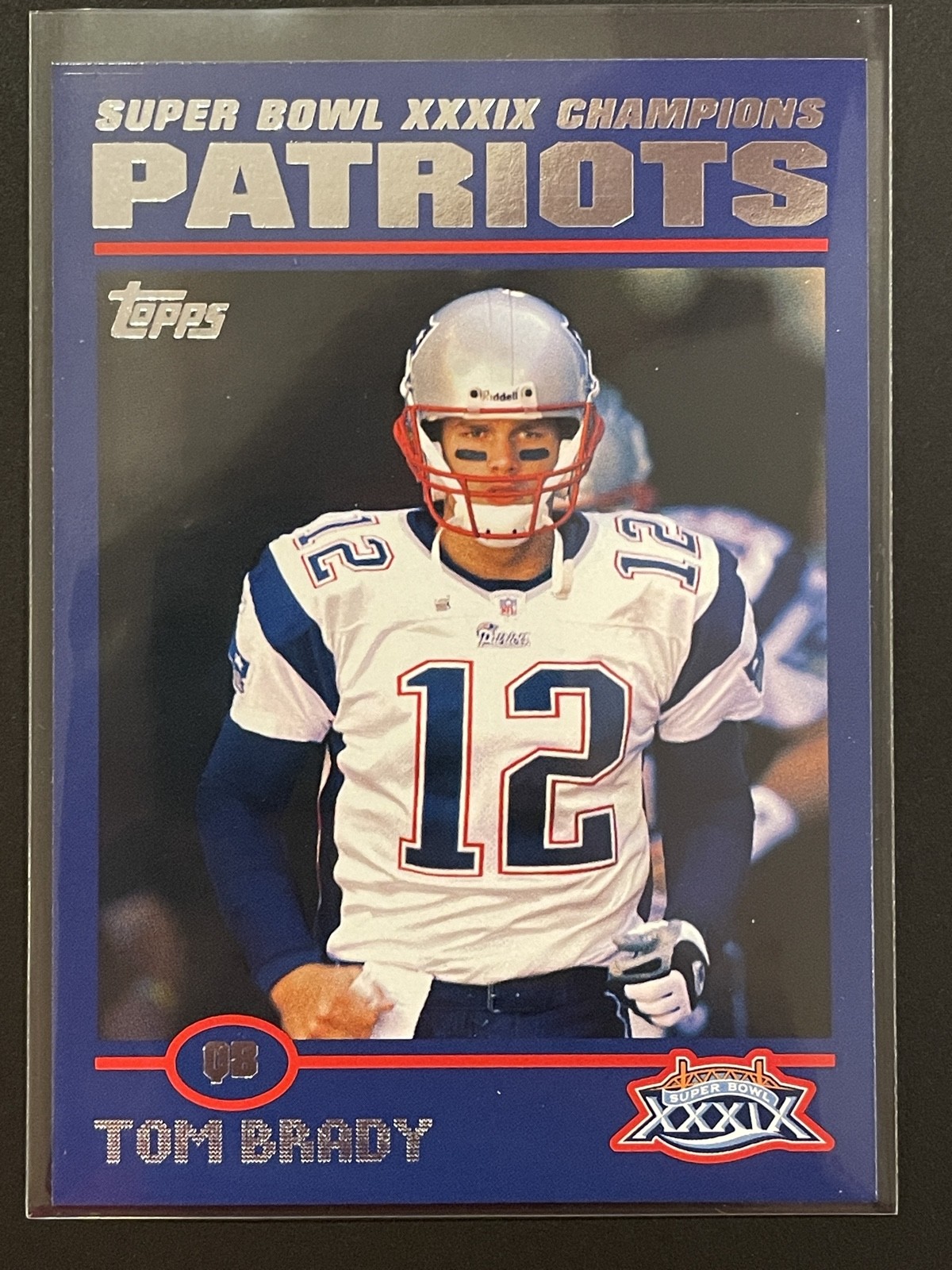 2005 Topps New England Patriots Super Bowl XXXIX Champions - Tom Brady #6