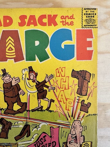 SAD SACK AND THE SARGE #89 Harvey Comic 1971 lustige Kriegs-Cartoons GEORGE BAKER - Bild 4 von 12