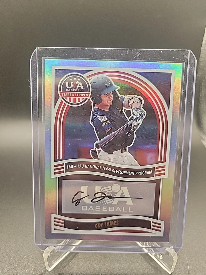 2024 Panini Stars Stripes National Team Signatures Coy James #NTS-CJ (AU, RC) - Image 2 of 3