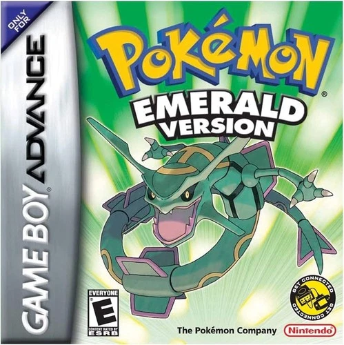 Pokémon Emerald GBA Cartridge - Nintendo Game Boy Advance