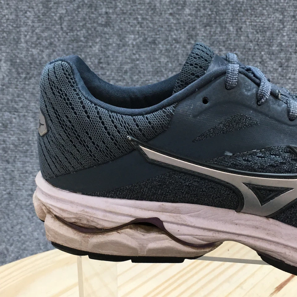 Mizuno Sneaker Womens 9.5 Blue Wave Rider 23 Athletic Running Casual Knitted - Image 3 of 4