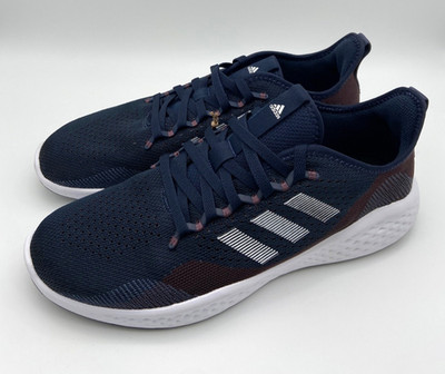 Mens Adidas Fluidflow 2.0 Sneakers Shoes Navy Blue White Size 12 GW4012 New
