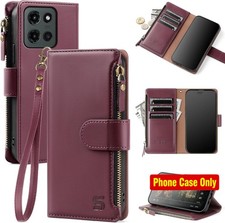 Wallet Case, Compatible with Motorola Moto G 2026/2025, RFID Blocking PU Leather