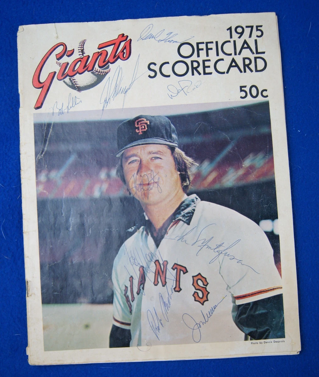 San Francisco Giants Vintage MLB Programs for sale | eBay