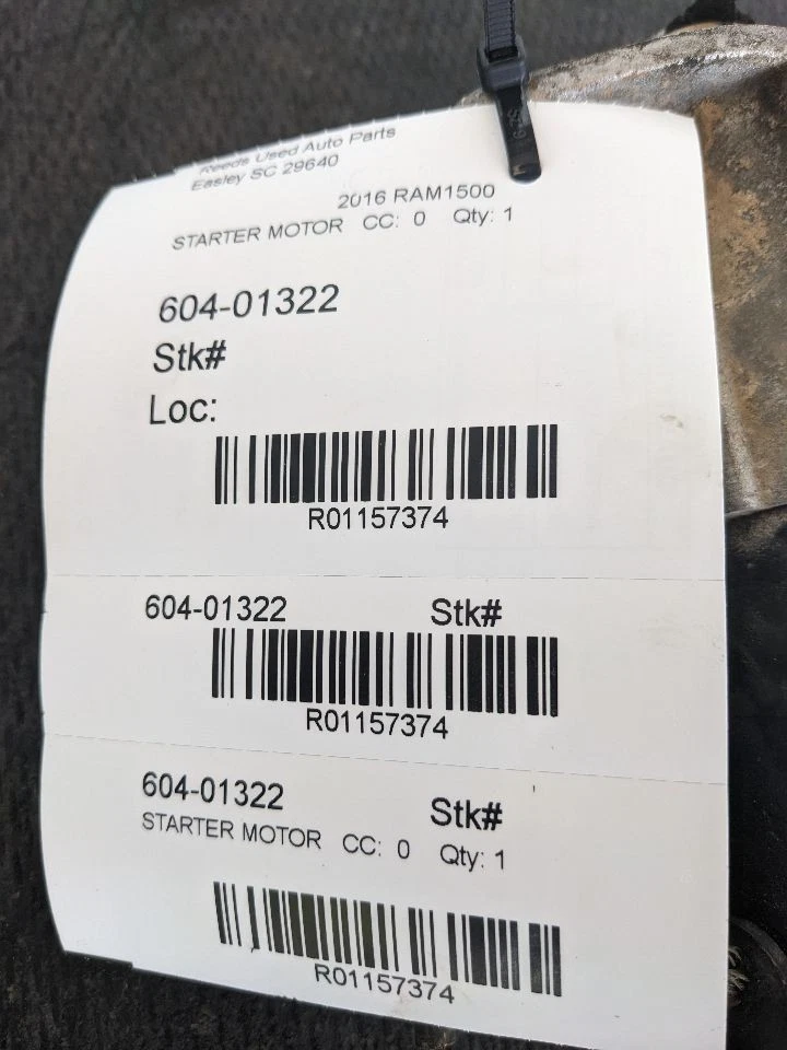 Motor De Arranque Wk Cuerpo VIN E O F 6to Dígito Se Adapta 05-21 Grand Cherokee 1157374 Foto 2 de 4