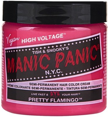 Manic Panic Semi Permanent Hair Color Cream Pretty Flamingo 4 oz