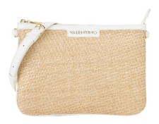VALENTINO Demetra Pochette Borsa a Tracolla Clutch Naturale/Bianco Beige Bianco Nuova