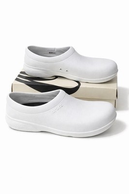 Crocs Specialist White Clogs Non Slip Nurse Work Shoes Unisex Mens 9 Womens 11