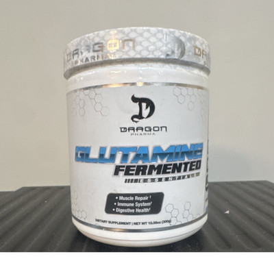 Dragon Pharma L-Glutamine Fermented Powder Unflavored Vegan 300g