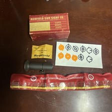 Redfield Olympic Target Front Quick Detachable With Inserts And Box